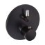 Kludi Balance Black Bateria wannowo-prysznicowa termostatyczna podtynkowa czarny mat/chrom 528308775 - zdjęcie 1