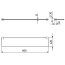 Kludi Vela R Półka ścienna 60 cm biały mat 5897353 - zdjęcie 2