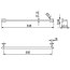 Kludi Vela S Wieszak na ręcznik 60 cm chrom 2597905 - zdjęcie 2