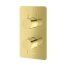 Kohlman Axel Gold Bateria wannowo-prysznicowa podtynkowa termostatyczna złota QW432AGD - zdjęcie 1