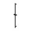 Kohlman Axel Black Drążek prysznicowy 65,5 cm czarny mat QW002AB - zdjęcie 1