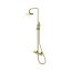 Kohlman Axel Zestaw prysznicowy termostatyczny natynkowy z deszczownicą złoty szczotkowany QW273AGDB - zdjęcie 1