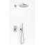 Kohlman Axis Zestaw prysznicowy podtynkowy z deszczownicą okrągłą 40 cm chrom QW210NR40 - zdjęcie 2