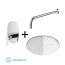Kohlman Boxine Zestaw prysznicowy podtynkowy z deszczownicą okrągłą 40 cm chrom QW220BR40 - zdjęcie 1
