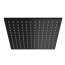 Kohlman Experience Black Deszczownica 30x30 cm czarny mat Q30EB - zdjęcie 1