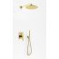 Kohlman Experience Gold Zestaw prysznicowy podtynkowy z deszczownicą 30 cm złoty QW210EGDR30 - zdjęcie 2