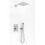 Kohlman Nexen Zestaw prysznicowy podtynkowy z deszczownicą kwadratową 25x25 cm chrom QW210UQ25 - zdjęcie 2