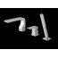 Kohlman Saxo Bateria nawannowa 3 otworowa chrom QB241S - zdjęcie 2