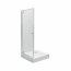Koło First Pivot Drzwi prysznicowe 90x190 cm, profile srebrne szkło przezroczyste ZDRP90222003 - zdjęcie 1