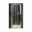 Koło Geo 6 bifold Drzwi prysznicowe 80x190 cm Prismatic, profile srebrne szkło przezroczyste GDRB80205003 - zdjęcie 1