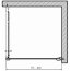 Koło Geo 80 Ścianka prysznicowa 80x190 cm profile srebrny połysk szkło przezroczyste Reflex 560.117.00.3 - zdjęcie 4