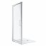 Koło Geo 90 Drzwi prysznicowe uchylne 90x190 cm profile srebrny połysk szkło przezroczyste Reflex 560.125.00.3 - zdjęcie 1