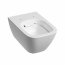 Koło Modo Pure Zestaw Toaleta WC 54x35 cm bez kołnierza + deska wolnoopadająca + stelaż podtynkowy Technic GT + przycisk Elegant biały/biały 99674000 - zdjęcie 2