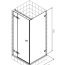 Koło Next Ścianka prysznicowa stała 80x195 cm profile srebrne szkło przezroczyste z powłoką Reflex HSKX80222R03 - zdjęcie 2