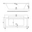 Koło Niven Wanna prostokątna 180x80 cm z parawanem biała XWP1181000Z3 - zdjęcie 3