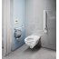 Koło Nova Pro Bez Barier Siedzisko WC antybakteryjne dla niepełnosprawnych Duroplast białe M30103000 - zdjęcie 2