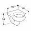 Koło Nova Pro Pico Toaleta WC podwieszana 48x35,5 cm Rimfree bez kołnierza biała M33125000 - zdjęcie 2
