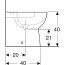 Koło Nova Pro Premium Bidet stojący 48x35,5 cm krótki biały M35107000 - zdjęcie 4