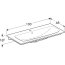 Koło Nova Pro Premium Umywalka meblowa 100x48 cm biała 501.019.00.1 - zdjęcie 3