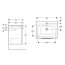 Koło Nova Pro Premium Umywalka z szafką 60x50,2 cm lava mat 501.336.00.1 - zdjęcie 3