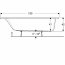Koło Nova Pro Premium Wanna prostokątna 80x180 cm z zestawem montażowym biała 554.248.01.1 - zdjęcie 2