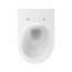 Koło Nova Pro Zestaw Toaleta WC 53x35 cm bez kołnierza + deska wolnoopadająca + stelaż podtynkowy Technic GT + przycisk Eclipse 2 biały/biały 99672000 - zdjęcie 7
