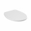 Koło Rekord Zestaw Toaleta WC 52x35,5 cm bez kołnierza + deska wolnoopadająca + stelaż podtynkowy Technic GT + przycisk Elegant biały/czarny połysk 99680000 - zdjęcie 12