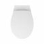Koło Rekord Zestaw Toaleta WC 52x35,5 cm bez kołnierza + deska wolnoopadająca + stelaż podtynkowy Technic GT + przycisk Elegant biały/czarny połysk 99680000 - zdjęcie 10