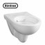 Koło Slim2 Nova Pro Zestaw Toaleta WC podwieszana 53x35 cm Rimfree bez kołnierza ze stelażem biała 99644000 - zdjęcie 2