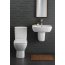 Koło Style Toaleta WC kompaktowa 36,4x64x79,5 cm Rimfree, biała L29020 - zdjęcie 4