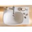 Koło Style Umywalka wisząca 65x46 cm z blatem po prawej stronie, biała L21765000 - zdjęcie 4