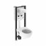 Koło Technic GT Nova Pro Premium Toaleta WC podwieszana 53x36 cm Rimfree bez kołnierza ze stelażem biała 99664000 - zdjęcie 1