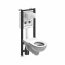 Koło Technic GT Nova Pro Zestaw Toaleta WC podwieszana ze stelażem podtynkowym, biały 99324000 - zdjęcie 1