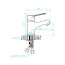 Kuchinox Atez Bateria umywalkowa chrom BTK_022D - zdjęcie 2
