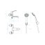 Kuchinox Atez Bateria wannowa natynkowa chrom BTK_011D - zdjęcie 2