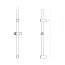 Kuchinox Cento Drążek prysznicowy 70 cm czarny NKC_701D - zdjęcie 2