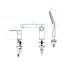 Kuchinox Dima Bateria nawannowa 3 otworowa czarny mat BQD_713D - zdjęcie 2