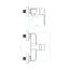 Kuchinox Dima Bateria prysznicowa natynkowa chrom BQD_040D - zdjęcie 2