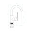 Kuchinox Dima Bateria umywalkowa chrom BQD_028D - zdjęcie 2
