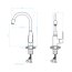 Kuchinox Dima Bateria umywalkowa czarny mat BQD_721D - zdjęcie 2