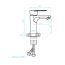 Kuchinox Fresno Bateria umywalkowa chrom BQF_022D - zdjęcie 2