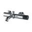 Kuchinox Peros Bateria wannowa natynkowa chrom/czarny BQP_010D - zdjęcie 1