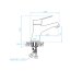 Kuchinox Tibi Bateria umywalkowa chrom BQY_022D - zdjęcie 2