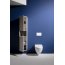 Laufen Cleanet Navia Toaleta myjąca podwieszana 58x37 cm Rimless bez kołnierza z deską wolnoopadającą i szkliwieniem LCC biała H8206014000001 - zdjęcie 36