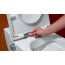 Laufen Cleanet Navia Toaleta myjąca podwieszana 58x37 cm Rimless bez kołnierza z deską wolnoopadającą i szkliwieniem LCC biała H8206014000001 - zdjęcie 18