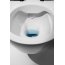 Laufen Cleanet Navia Toaleta myjąca podwieszana 58x37 cm Rimless bez kołnierza z deską wolnoopadającą i szkliwieniem LCC biała H8206014000001 - zdjęcie 8