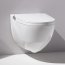 Laufen Cleanet Riva Zestaw Toaleta WC myjąca bez kołnierza + deska wolnoopadajaca biały mat H8206917570001 - zdjęcie 4