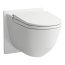 Laufen Cleanet Riva Zestaw Toaleta WC myjąca bez kołnierza + deska wolnoopadajaca biały mat H8206917570001 - zdjęcie 3