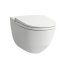 Laufen Cleanet Riva Toaleta WC podwieszana 60x39,5 cm myjąca Rimless bez kołnierza z deską sedesową wolnoopadającą, biała LCC H8206914000001 - zdjęcie 1