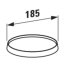 Laufen Kartell Półka ścienna 18,5 cm chrom/transparentny H3853330040001 - zdjęcie 3